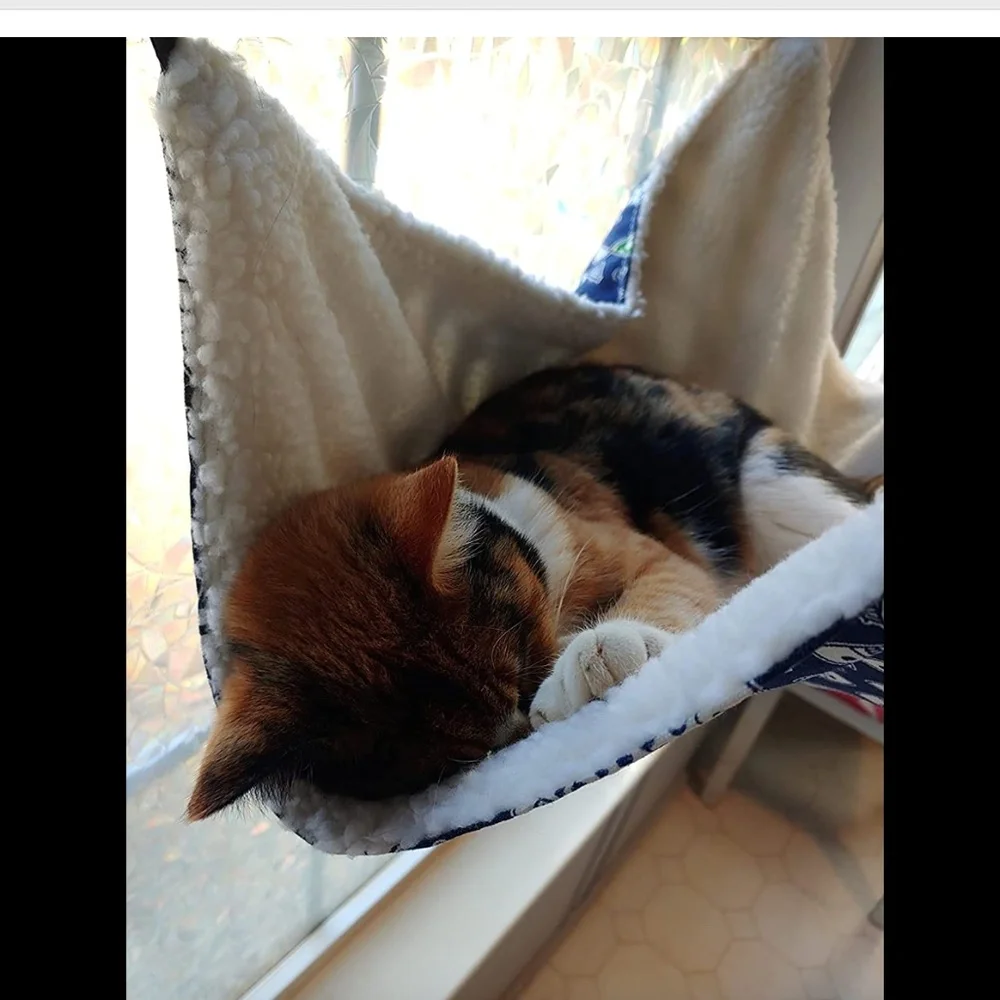 NEW Comfortable Hanging Adjustable Pet Hammock Bed for Cats/Small Dogs/Rabbits